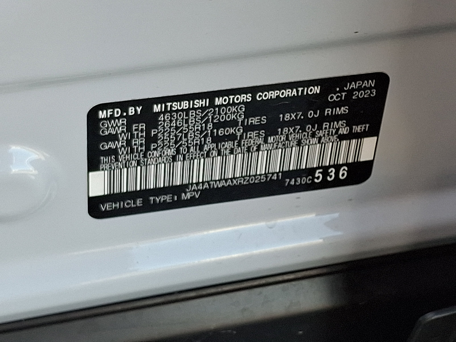 Used 2024 Mitsubishi Eclipse Cross SE AWD/4WD image 28