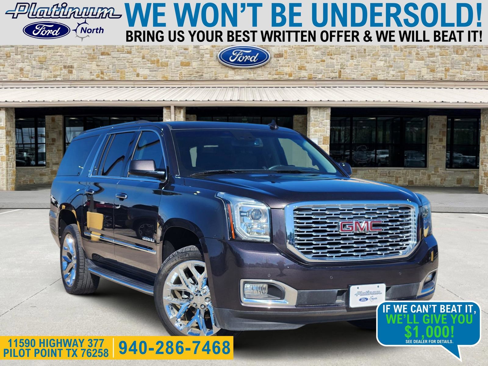 Used 2018 GMC Yukon XL Denali w/ Open Road Package AWD/4WD image 1