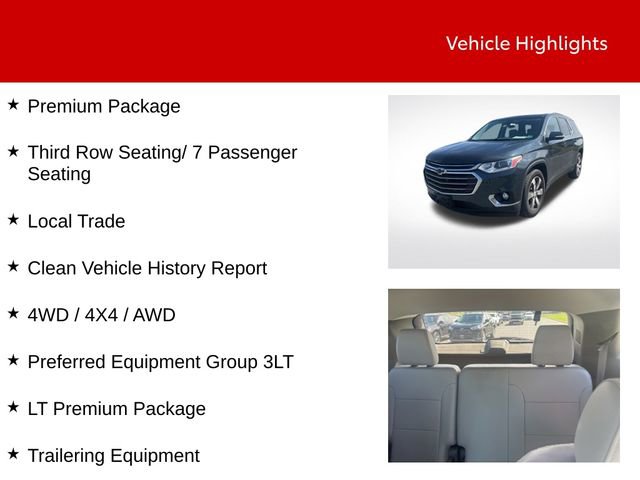 Used 2019 Chevrolet Traverse LT w/ LT Premium Package image 9