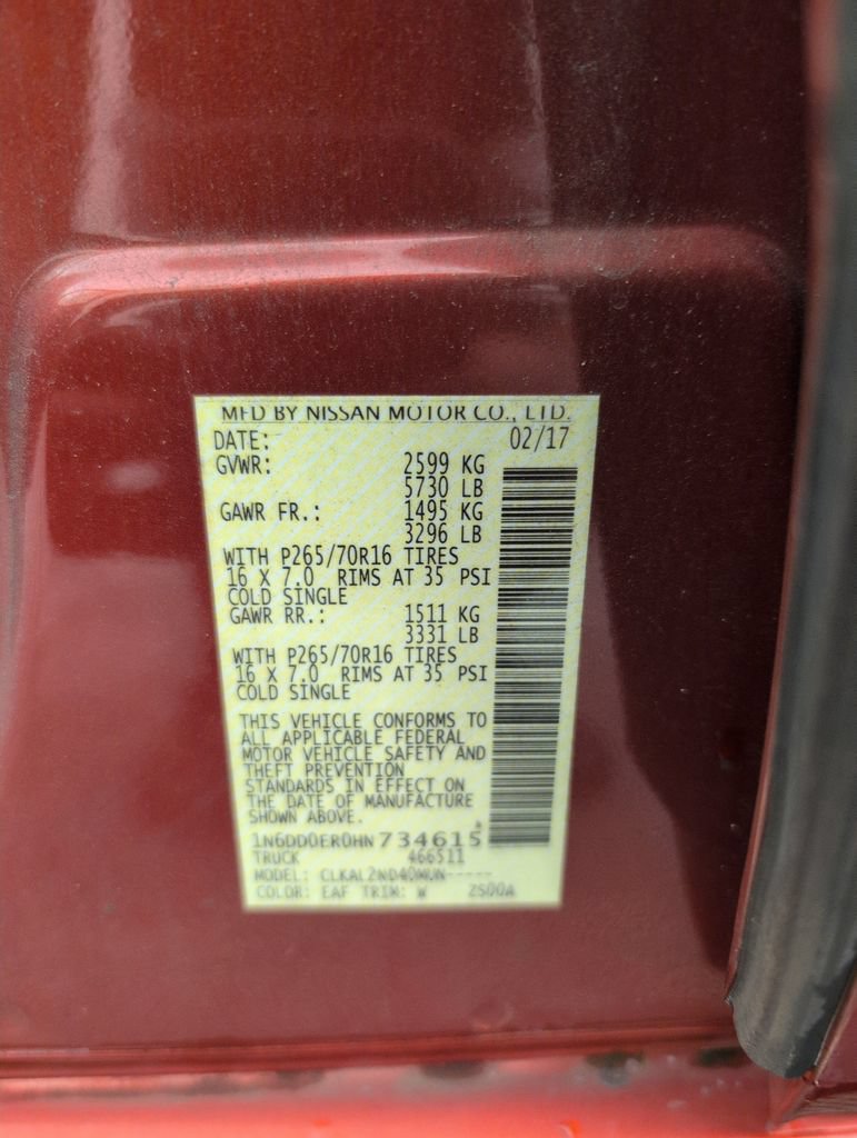 Used 2017 Nissan Frontier SV RWD image 37