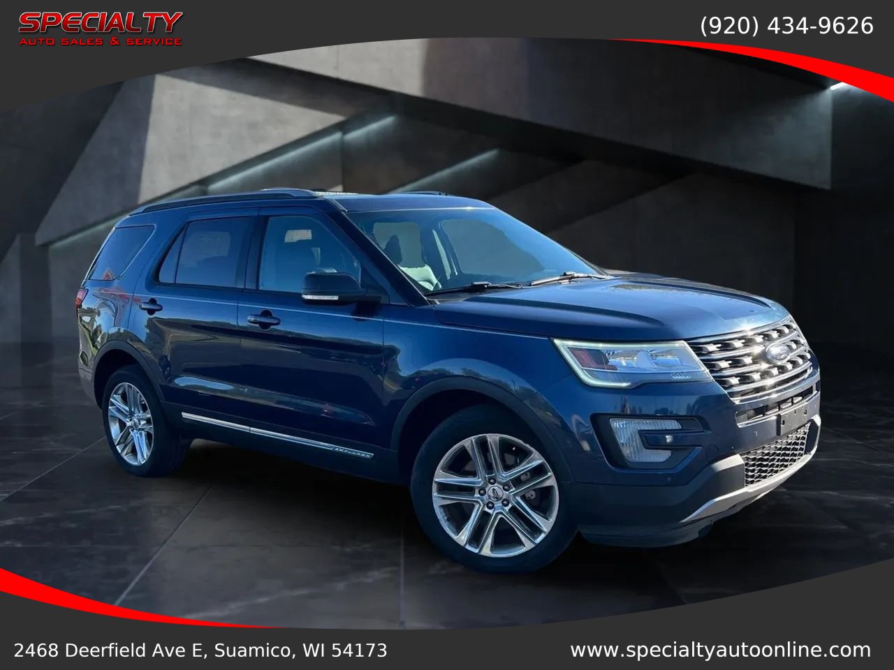 Used 2016 Ford Explorer XLT w/ Equipment Group 202A AWD/4WD image 2