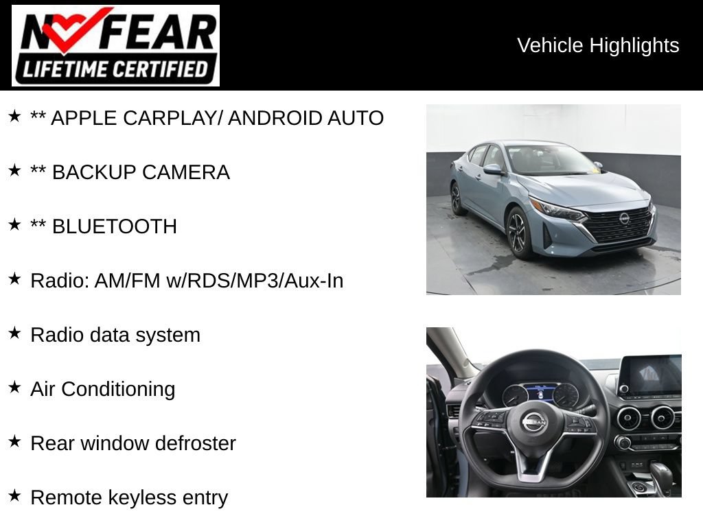 Used 2024 Nissan Sentra SV FWD image 2