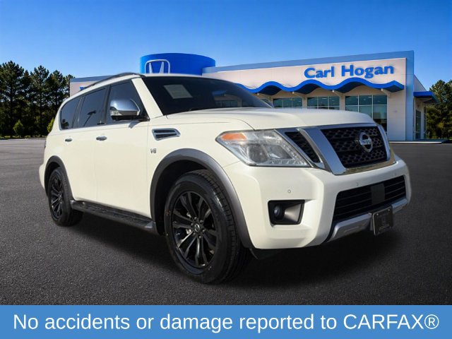 Used 2018 Nissan Armada Platinum w/ Interior Lighting Package RWD image 2