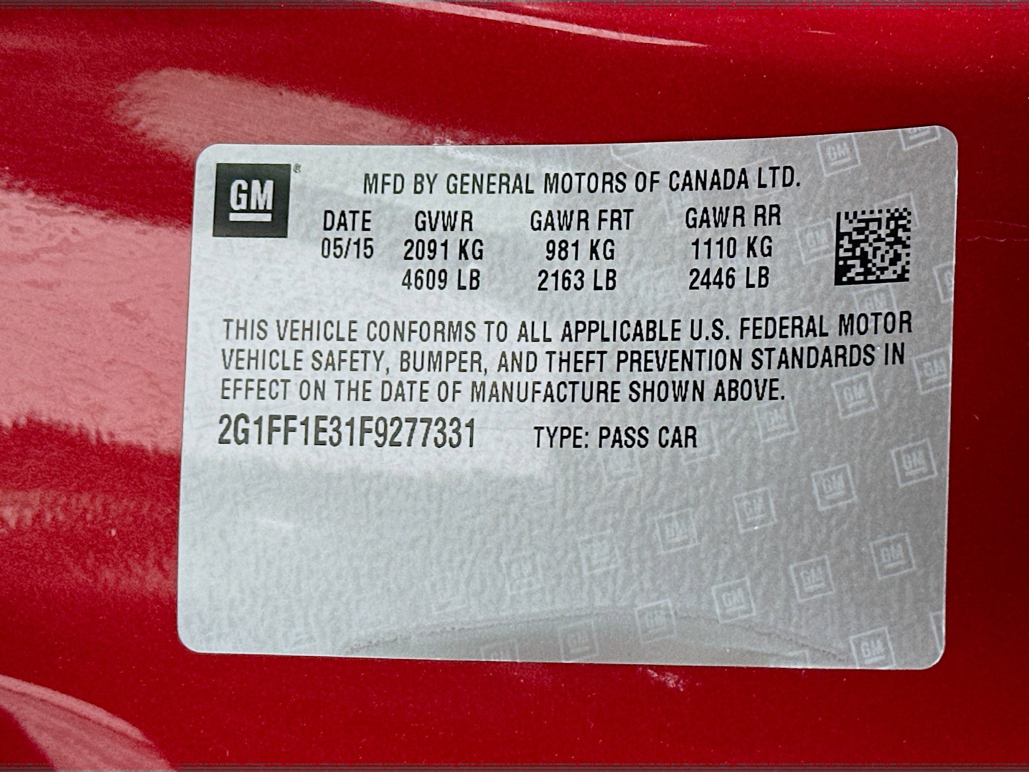 Used 2015 Chevrolet Camaro LT w/ RS Package image 12