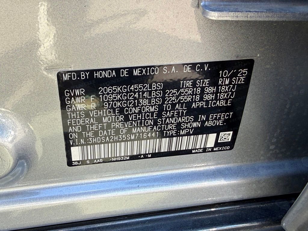 Certified 2025 Acura ADX AWD image 30