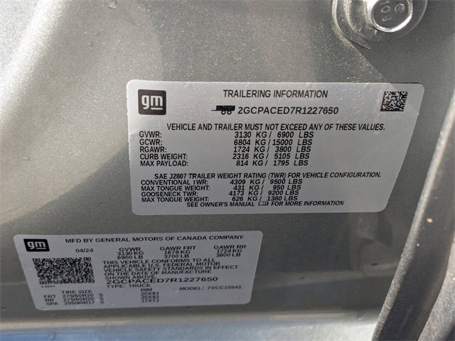 Used 2024 Chevrolet Silverado 1500 LT w/ Protection Package image 36