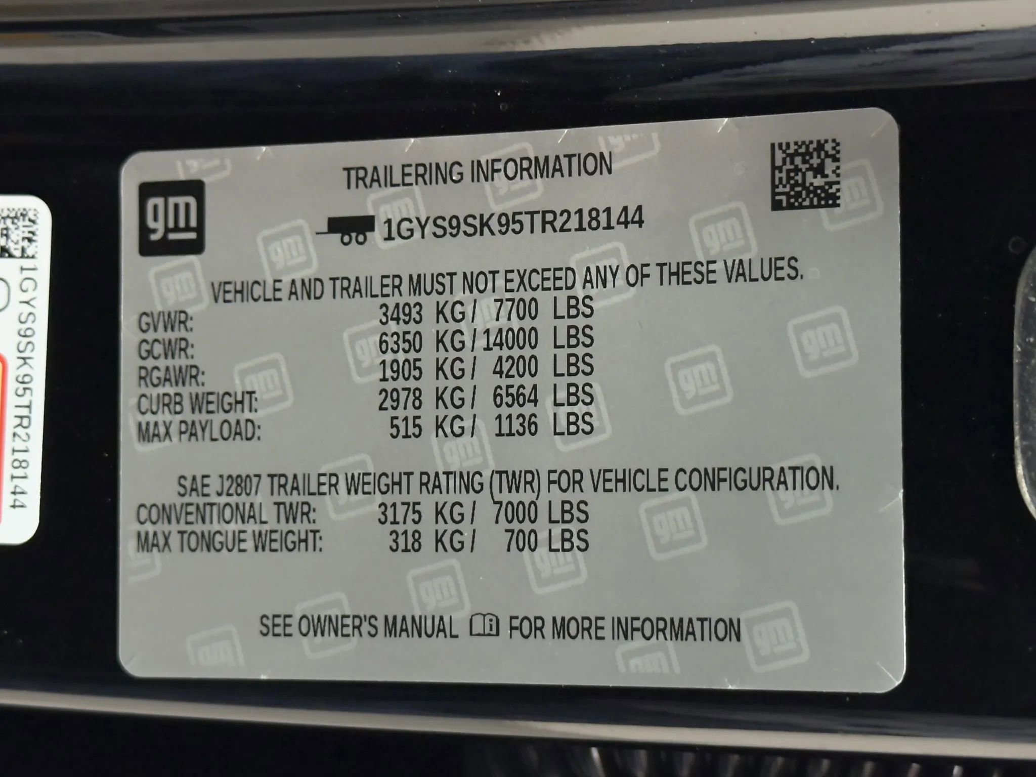 Used 2026 Cadillac Escalade ESV V w/ LPO, ONYX Package image 53