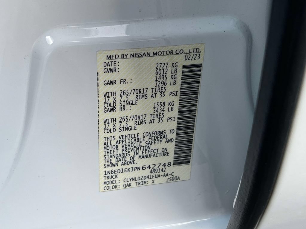 Used 2023 Nissan Frontier PRO-4X w/ Technology Package AWD/4WD image 19