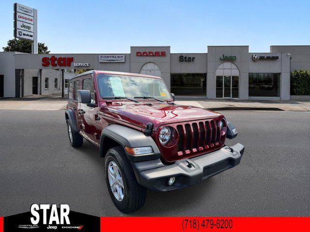 Certified 2022 Jeep Wrangler Unlimited Sport AWD/4WD image 1