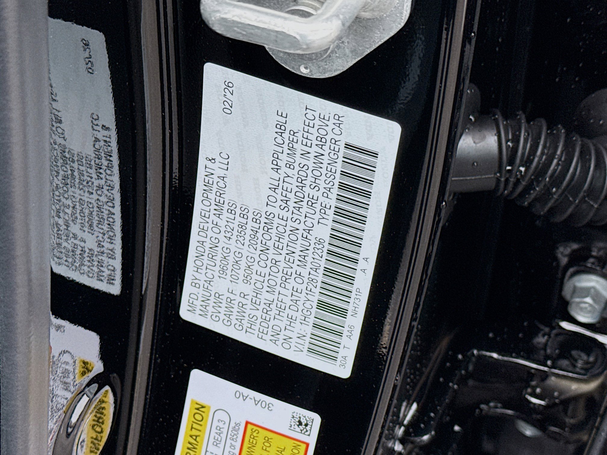 New 2026 Honda Accord LX image 27