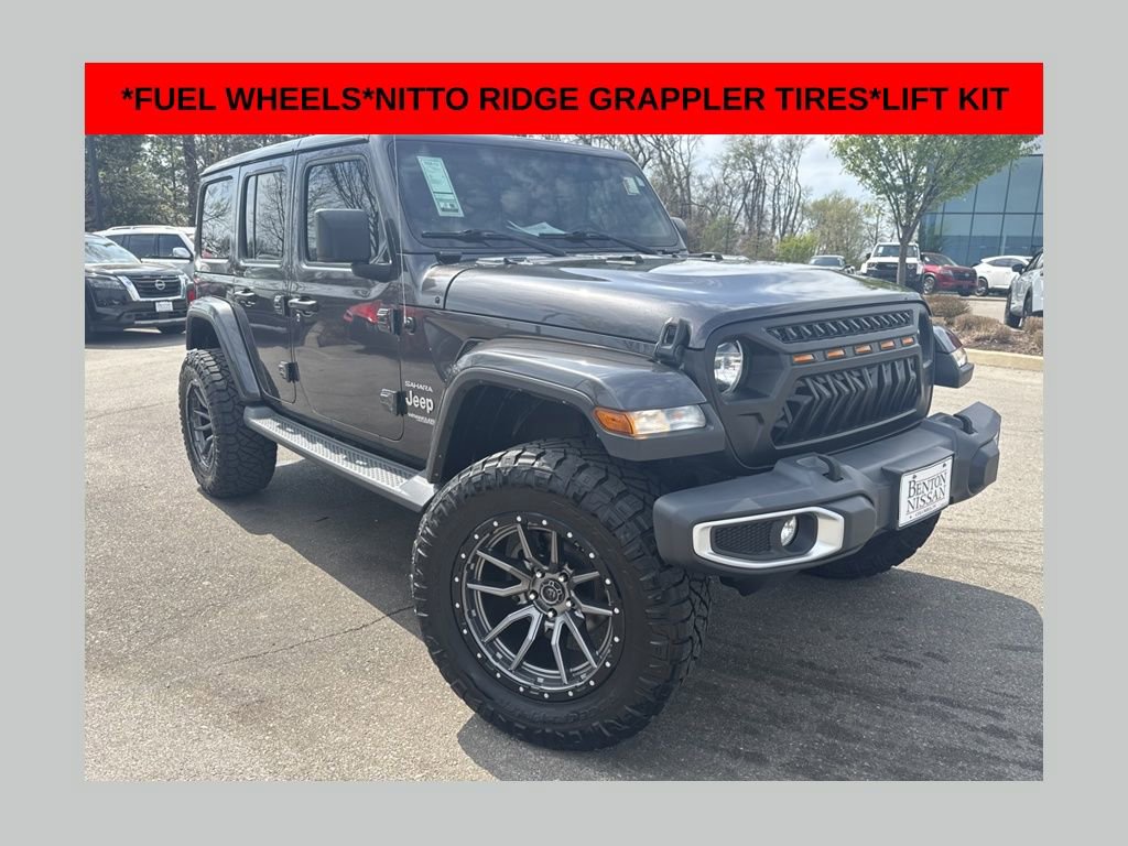 Used 2021 Jeep Wrangler Unlimited Sahara w/ Uconnect 4C Nav & Sound Group