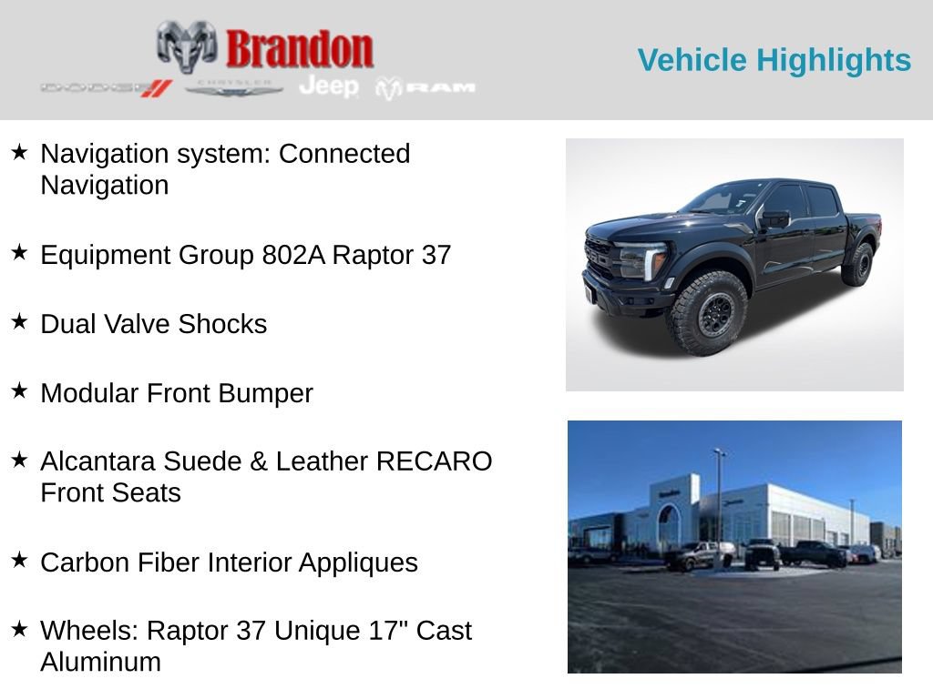 Used 2024 Ford F150 Raptor AWD/4WD image 2