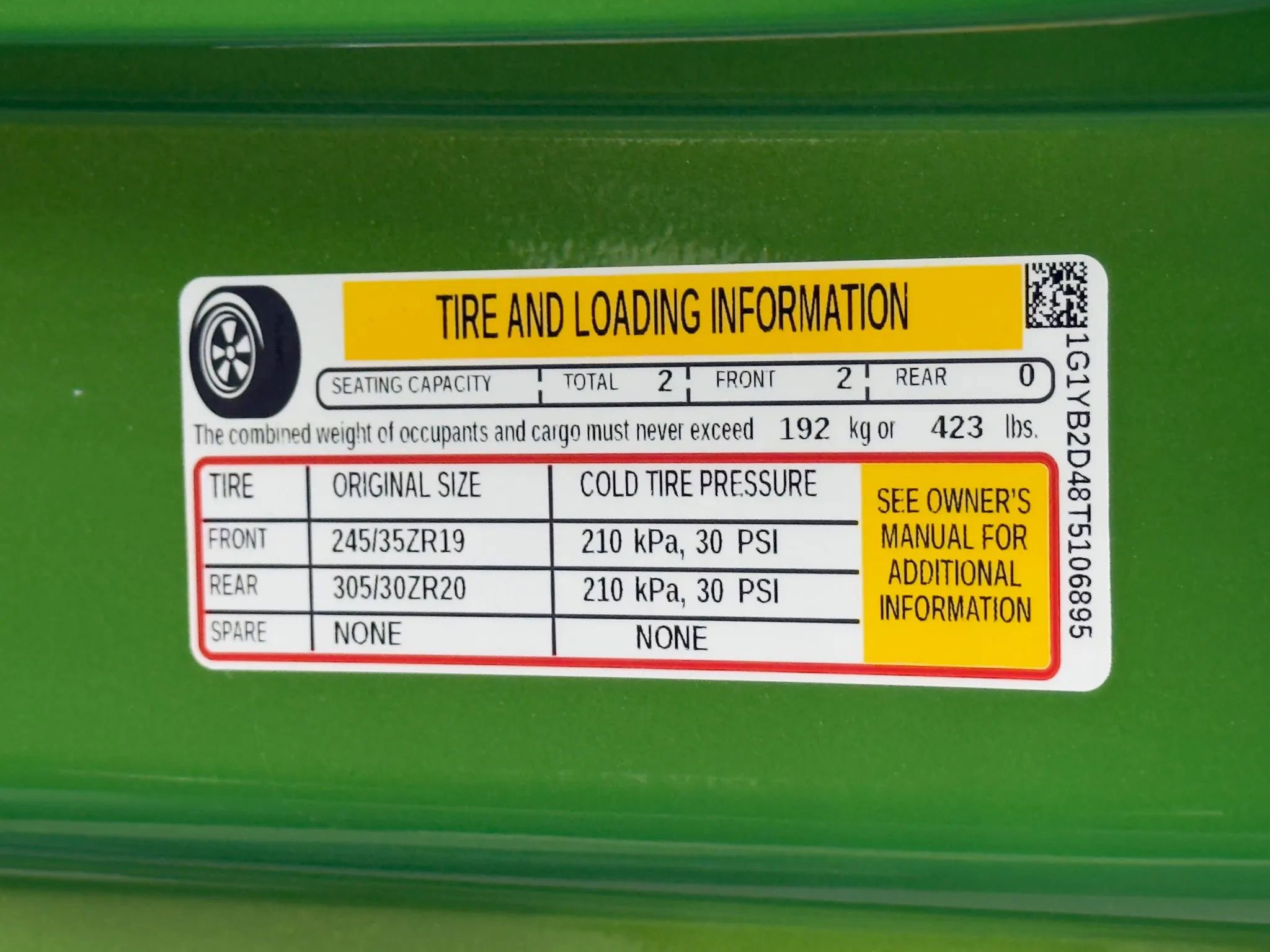 Used 2026 Chevrolet Corvette Stingray Preferred Cpe w/ Z51 Performance Package image 50