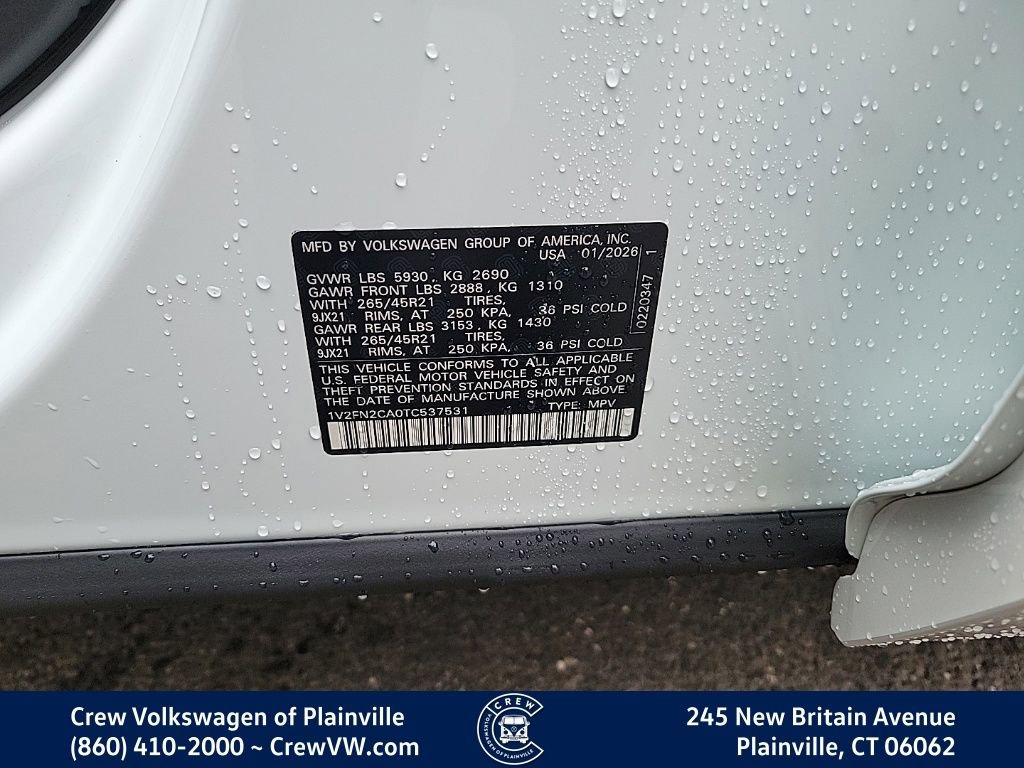 New 2026 Volkswagen Atlas SEL Premium R-Line image 37