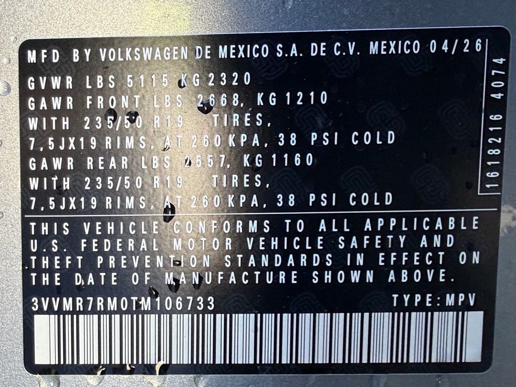 New 2026 Volkswagen Tiguan SE AWD/4WD image 47