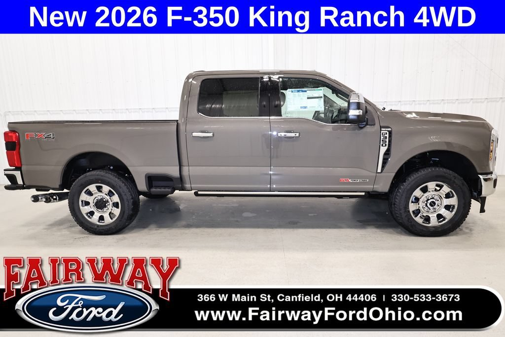 New 2026 Ford F350 King Ranch w/ Chrome Package