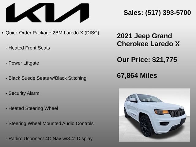 Used 2021 Jeep Grand Cherokee Laredo X image 5