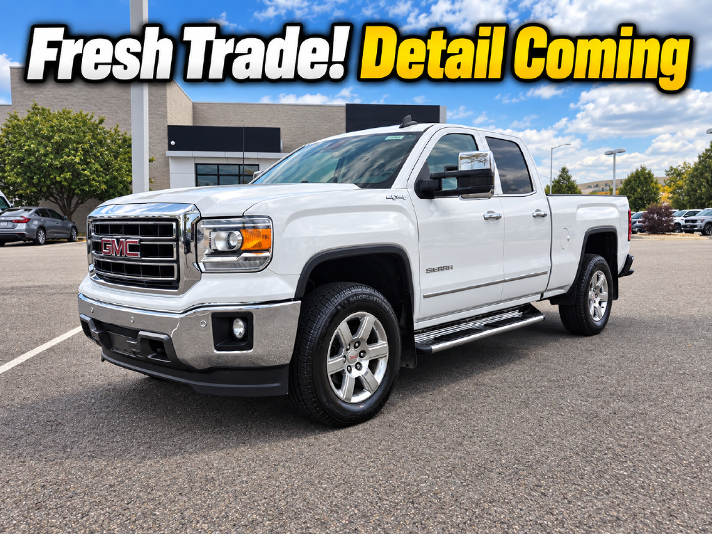 Used 2015 GMC Sierra 1500 SLT w/ Driver Alert Package AWD/4WD image 3