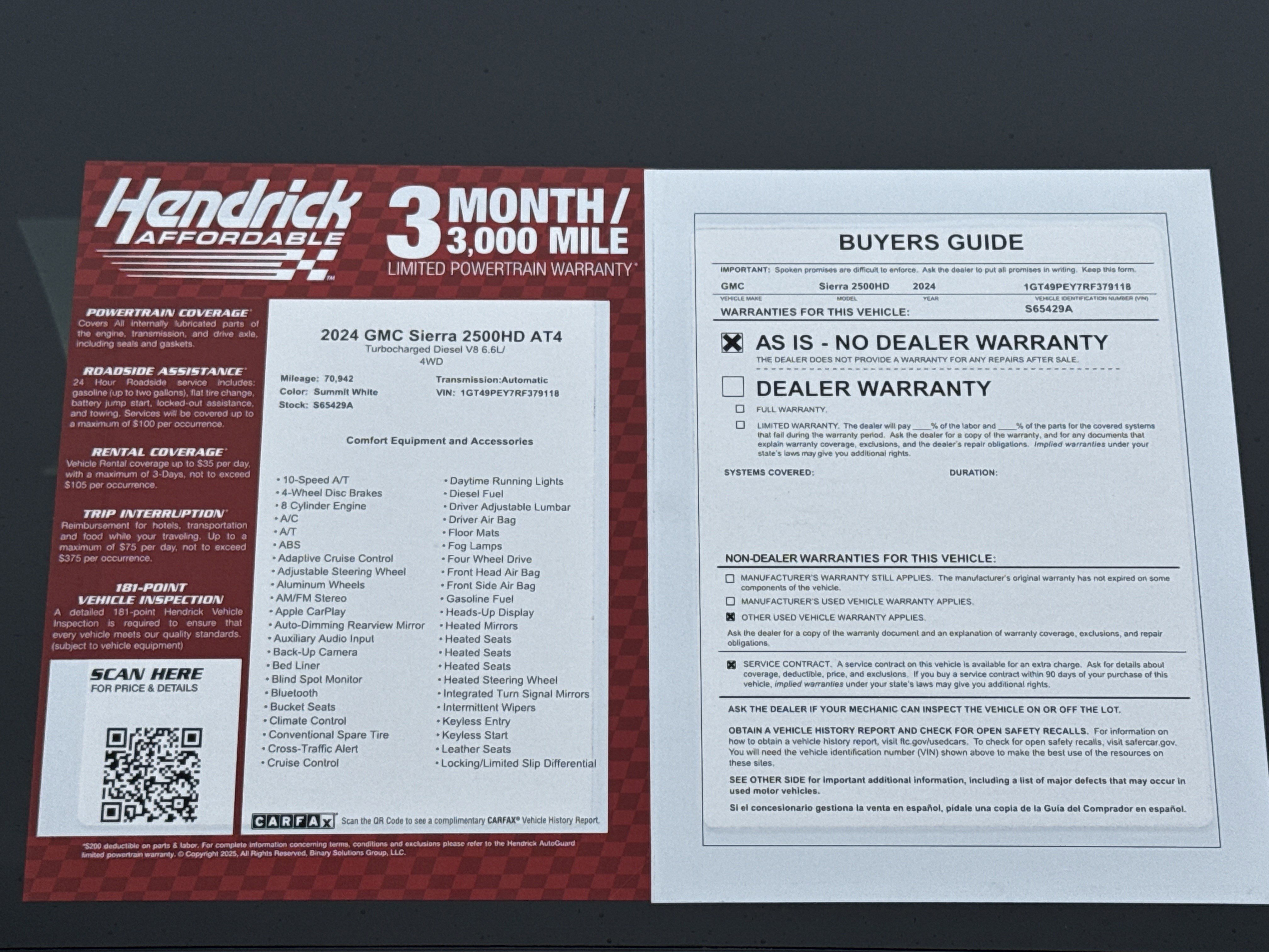 Used 2024 GMC Sierra 2500 AT4 w/ AT4 Premium Plus Package image 36