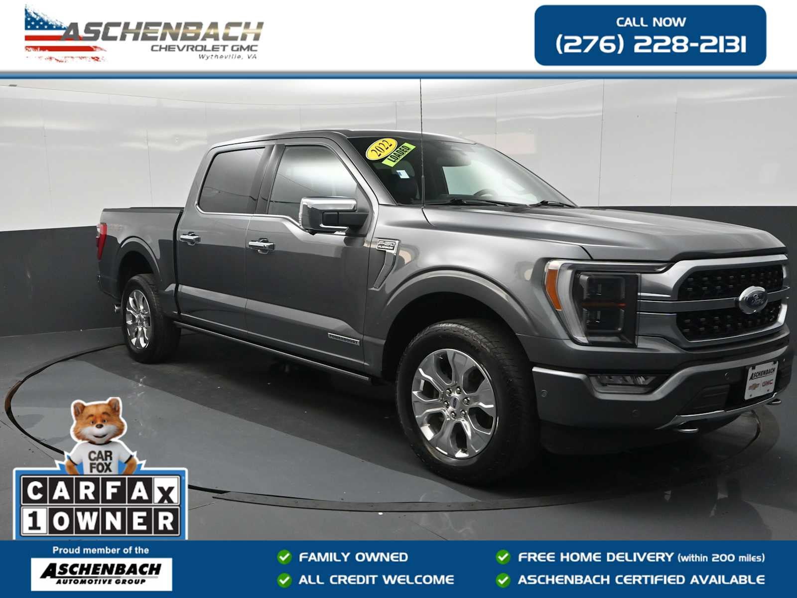 Used 2022 Ford F150 Platinum w/ Equipment Group 701A High AWD/4WD image 1