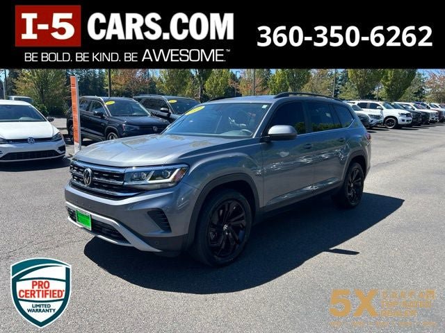 Used 2022 Volkswagen Atlas SE