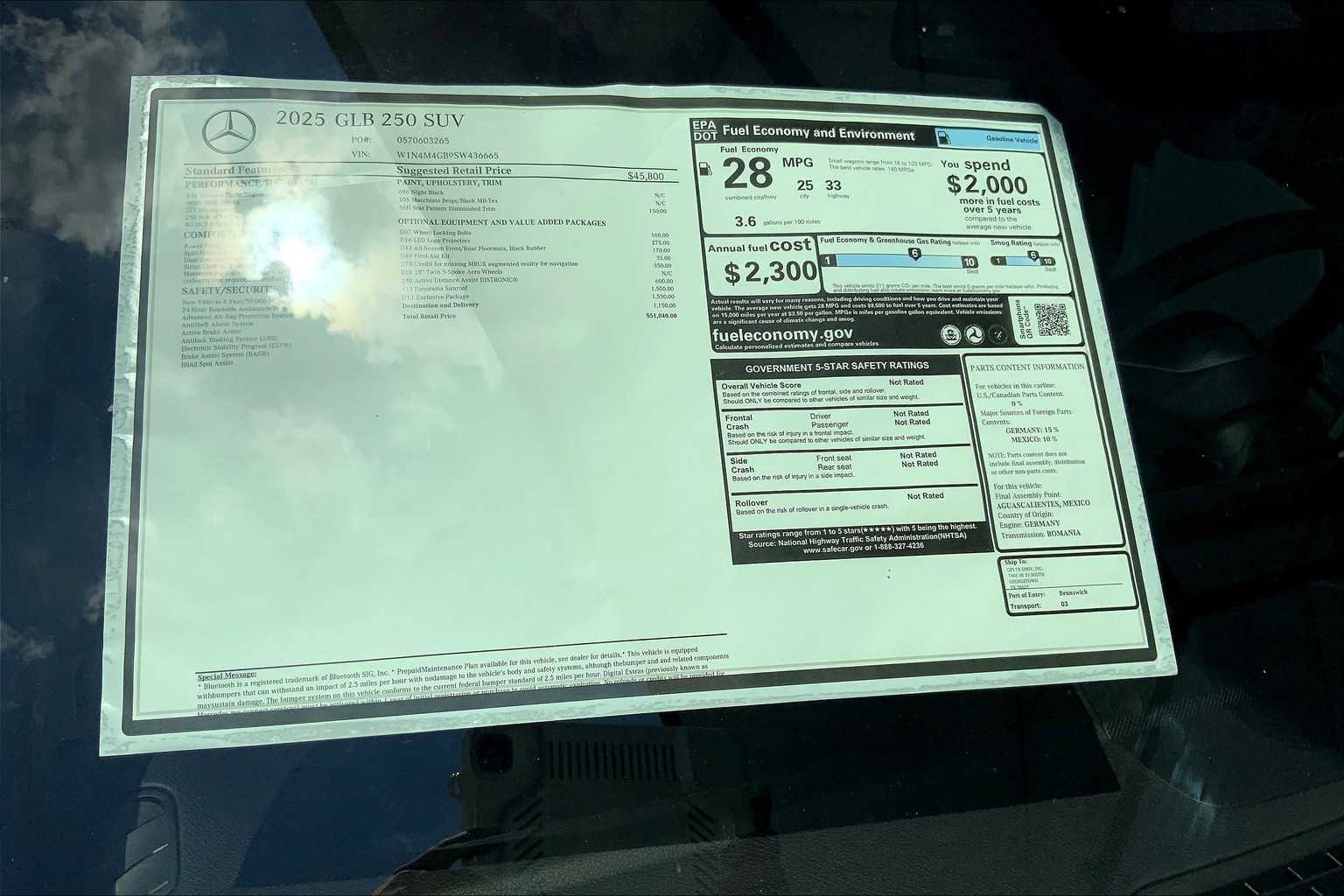 New 2025 Mercedes-Benz GLB 250 image 22