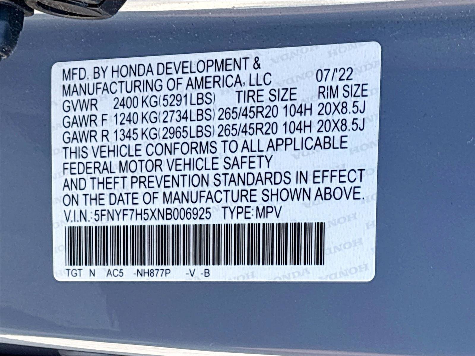 Used 2022 Honda Passport EX-L image 37