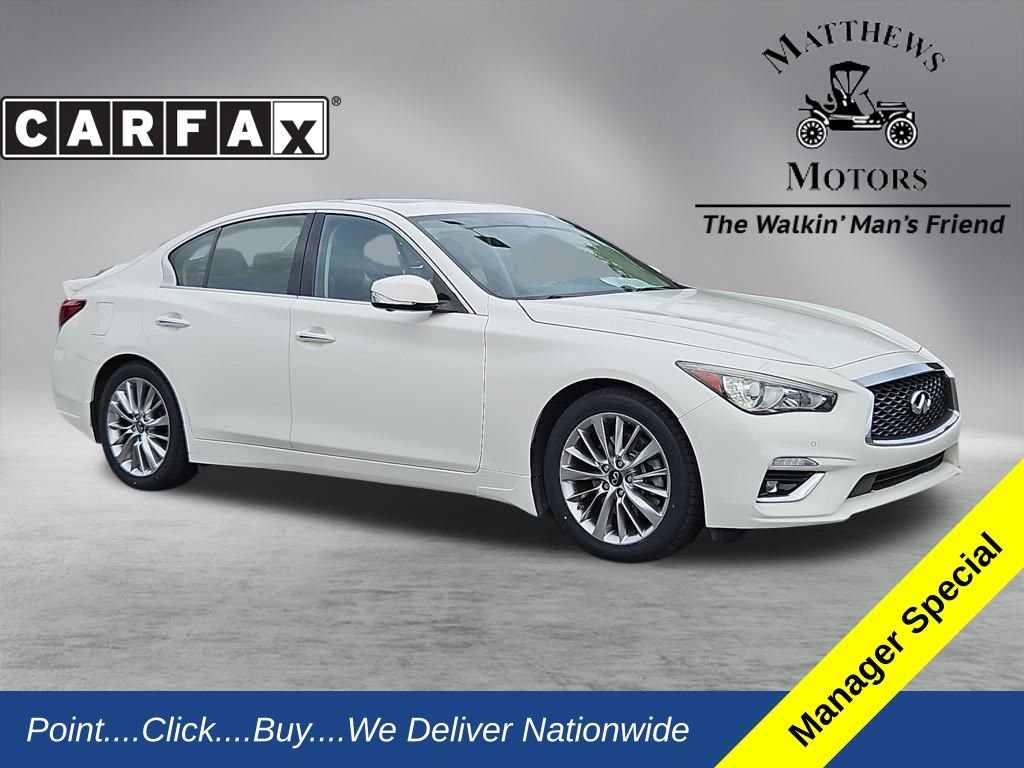 Used 2021 INFINITI Q50 Luxe