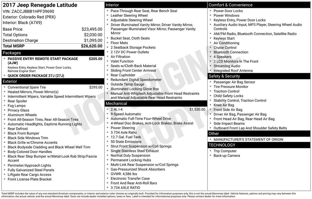 Used 2017 Jeep Renegade Latitude image 6