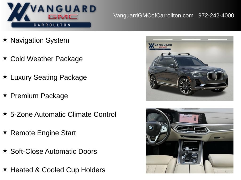 Used 2019 BMW X7 xDrive50i w/ Premium Package AWD/4WD image 6