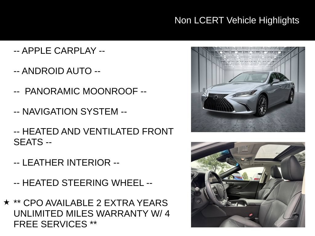Used 2024 Lexus ES 350 Ultra Luxury w/ Accessory Package (Z2) FWD image 28