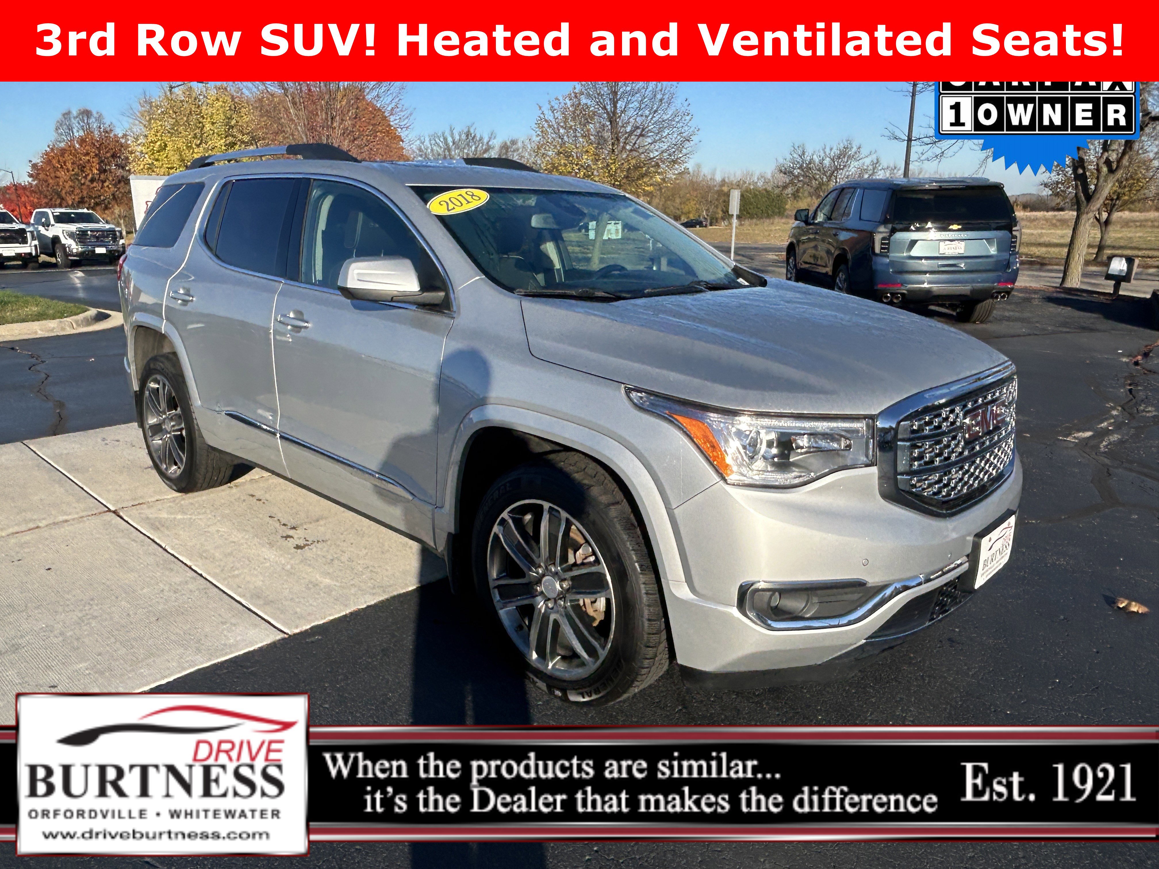 Used 2018 GMC Acadia Denali w/ Technology Package image 1