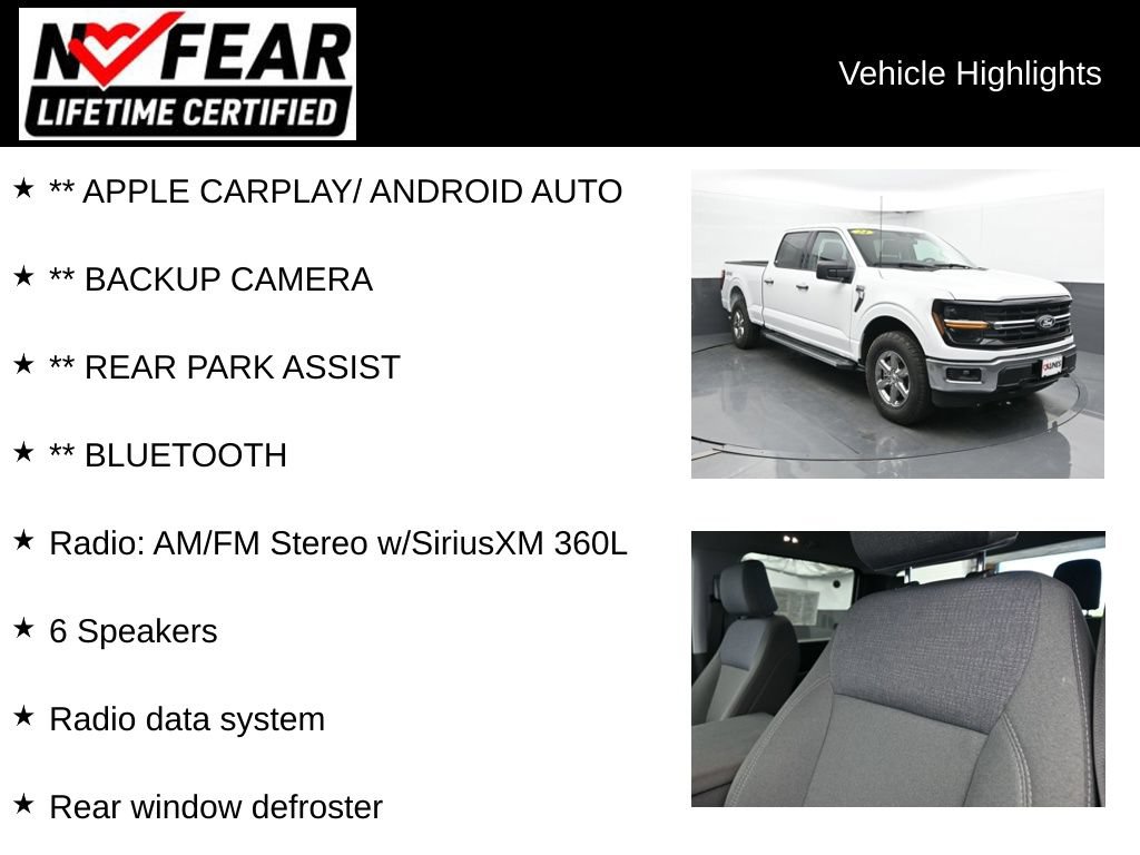 Used 2025 Ford F150 XLT w/ Equipment Group 301A Standard AWD/4WD image 2