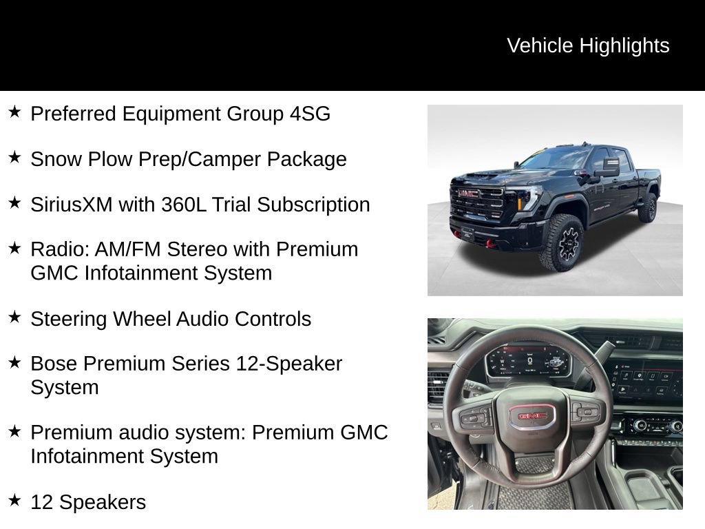Certified 2026 GMC Sierra 2500 AT4X w/ Snow Plow Prep/Camper Package AWD/4WD image 9