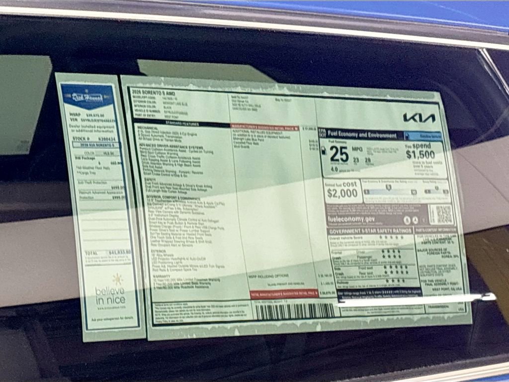 New 2026 Kia Sorento S AWD/4WD image 23