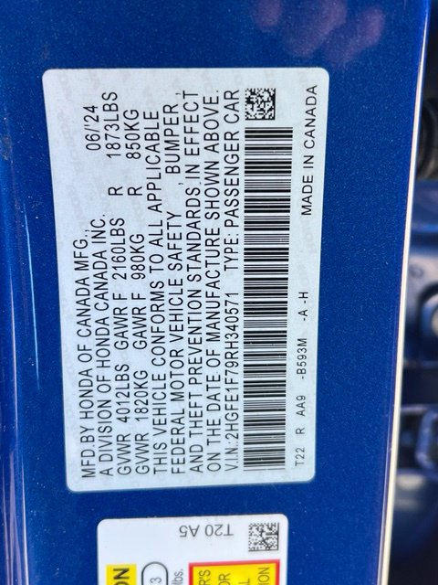 Used 2024 Honda Civic EX image 19