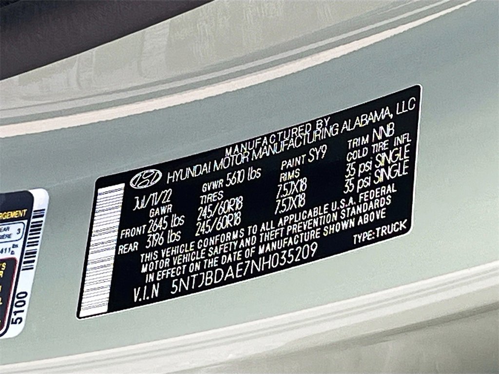 Used 2022 Hyundai Santa Cruz SEL image 31