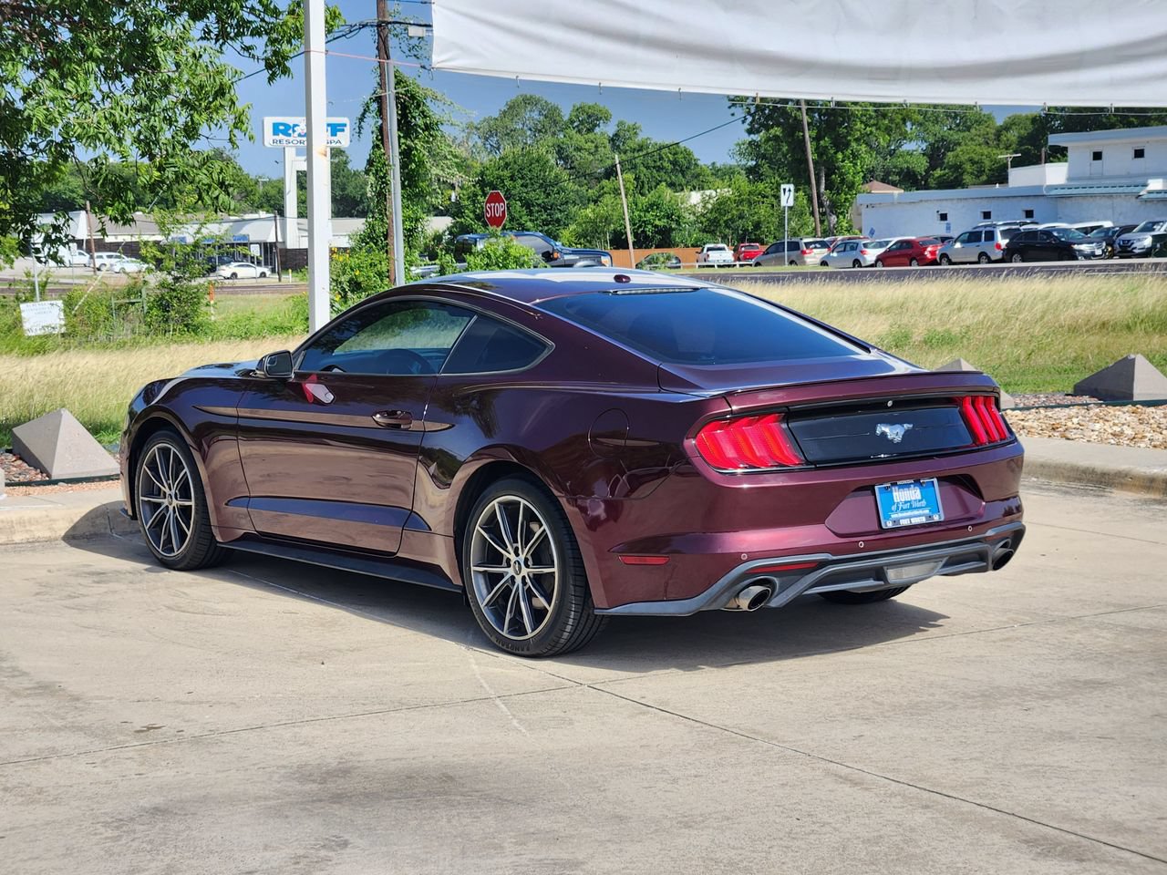 Used 2018 Ford Mustang Premium w/ Wheel & Stripe Package RWD image 7