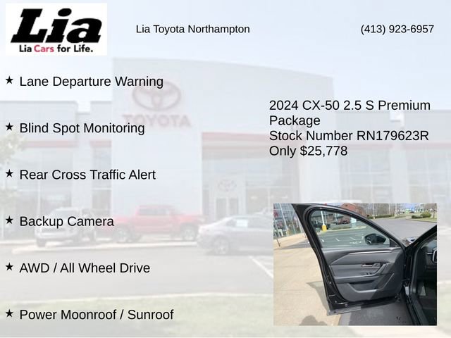 Used 2024 MAZDA CX-50 AWD 2.5 S w/ Premium Package image 7