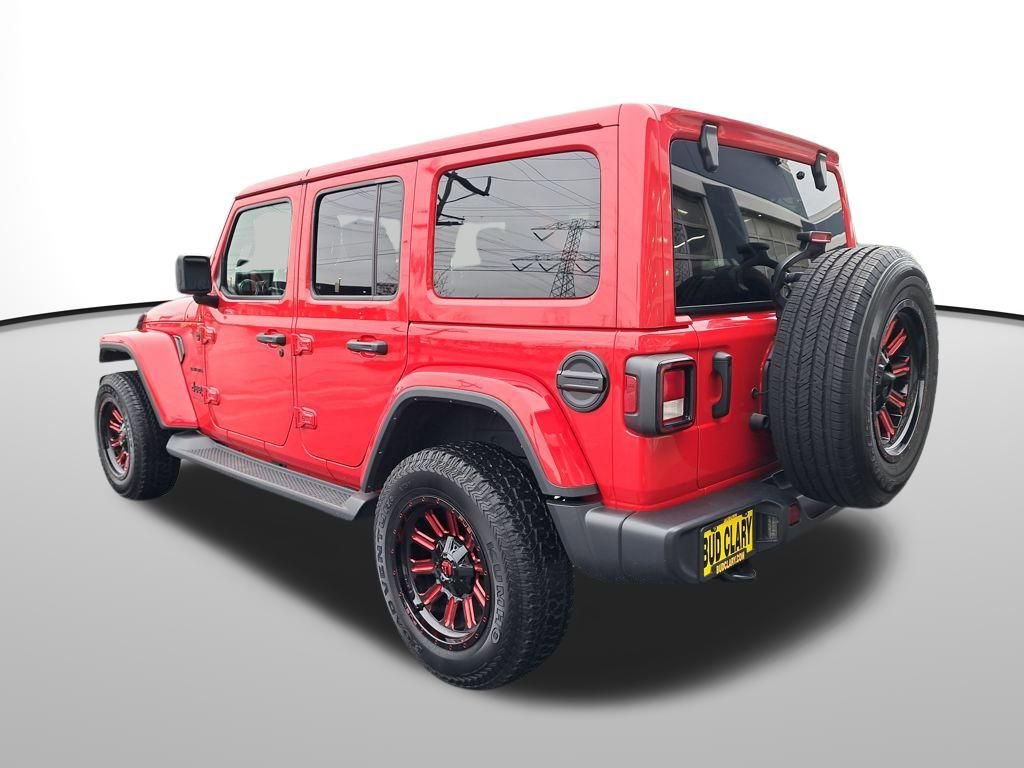 Used 2021 Jeep Wrangler Unlimited Sahara w/ Uconnect 4C Nav & Sound Group image 3