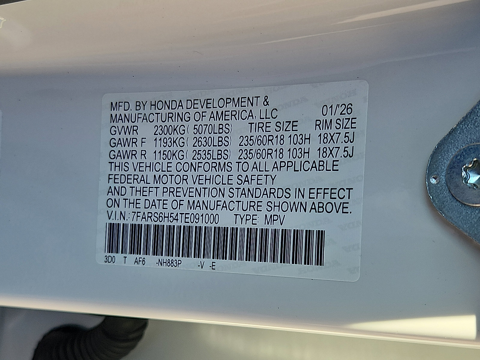 New 2026 Honda CR-V Sport image 17