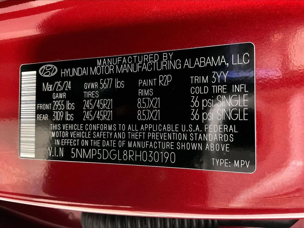 Used 2024 Hyundai Santa Fe Calligraphy AWD/4WD image 37