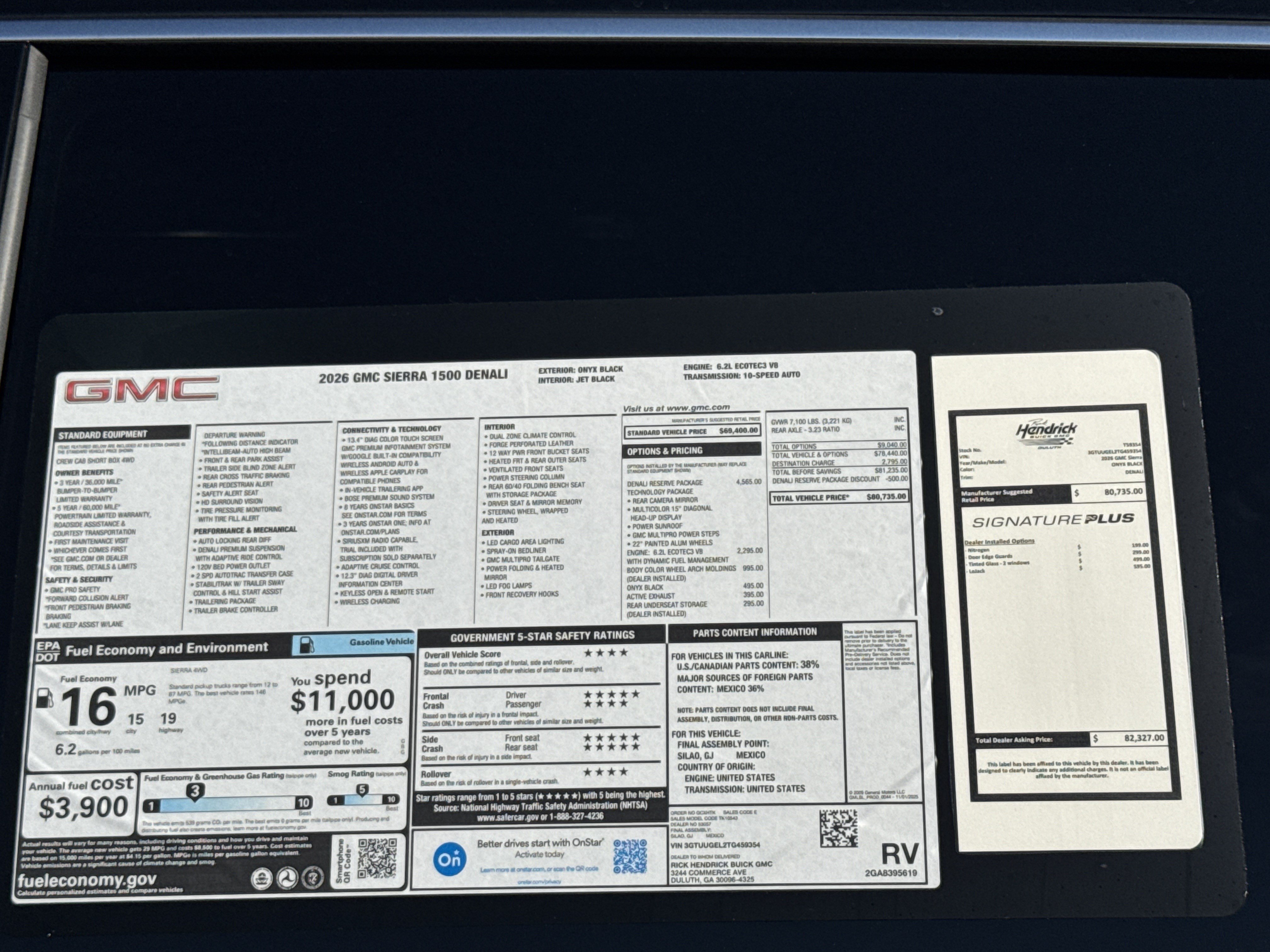 New 2026 GMC Sierra 1500 Denali w/ Denali Reserve Package AWD/4WD image 31