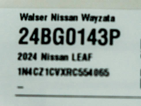 Used 2024 Nissan Leaf SV Plus FWD image 29