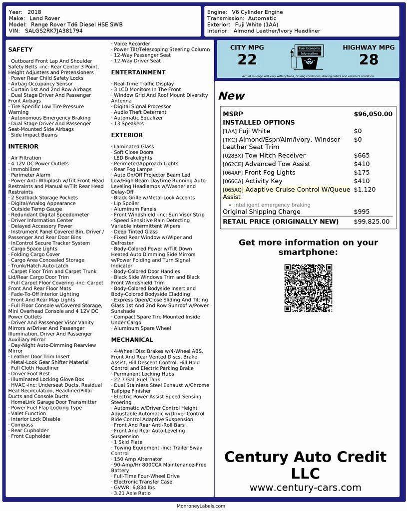 Used 2018 Land Rover Range Rover HSE AWD/4WD image 4