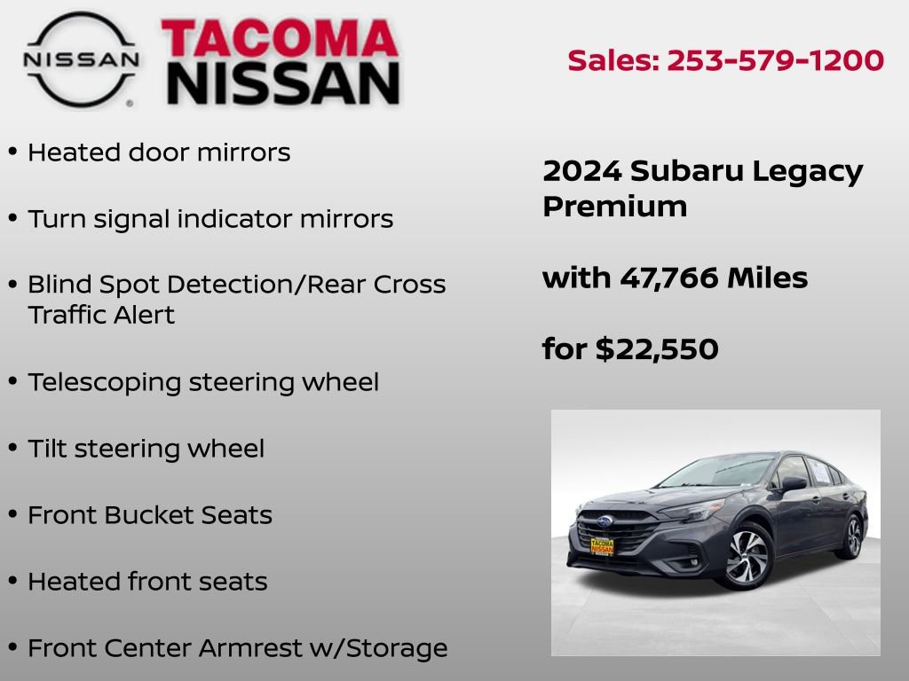Used 2024 Subaru Legacy Premium AWD/4WD image 18