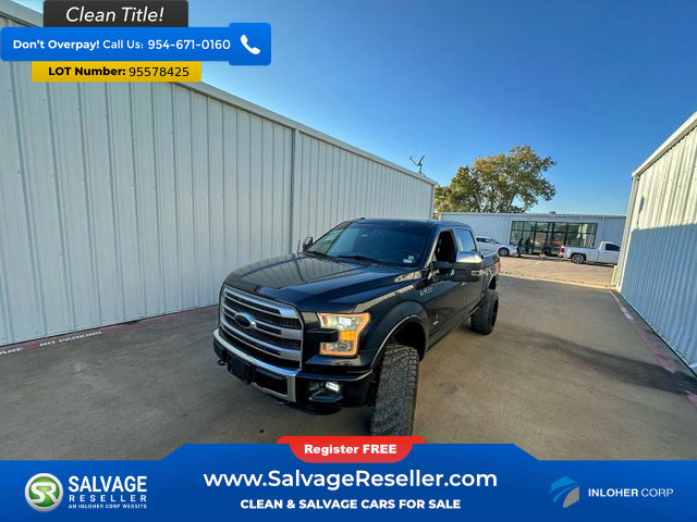 Used 2015 Ford F150 Platinum w/ Equipment Group 701A Luxury image 3