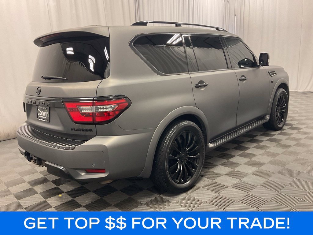 Used 2021 Nissan Armada Platinum w/ Captain's Chairs Package RWD image 3