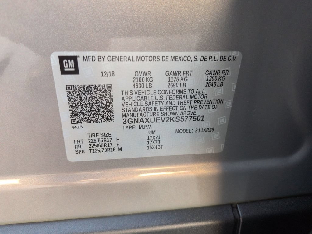Used 2019 Chevrolet Equinox LT AWD/4WD image 29