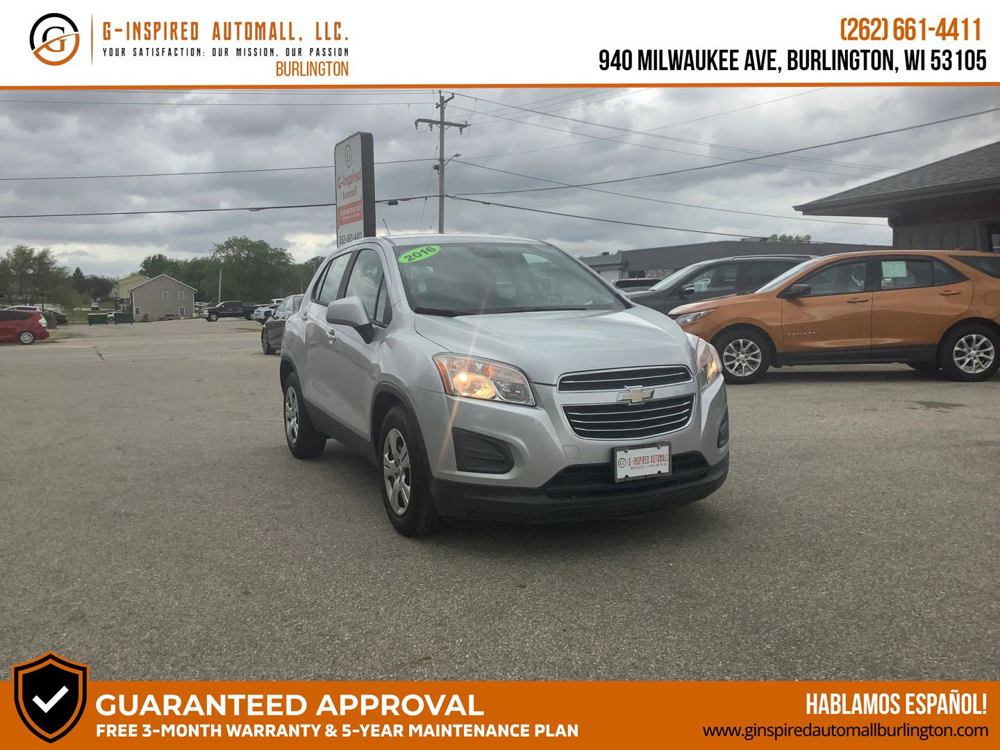 Used 2016 Chevrolet Trax LS